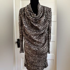 Anna Molinari Leopard Print Dress Size 40